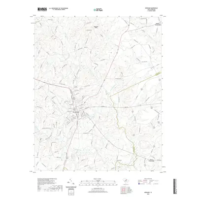 2020 Map of Kershaw, 2020 Print