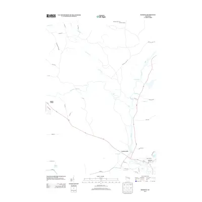 2013 Map of Keshena, 2013 Print