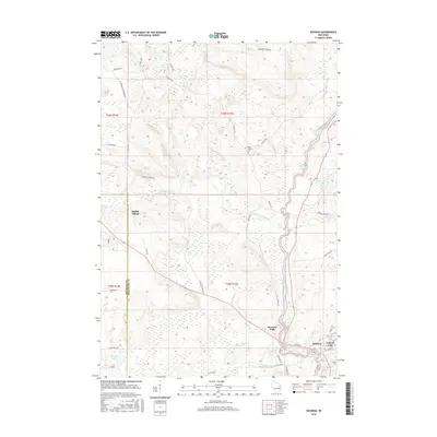 2016 Map of Keshena, 2016 Print