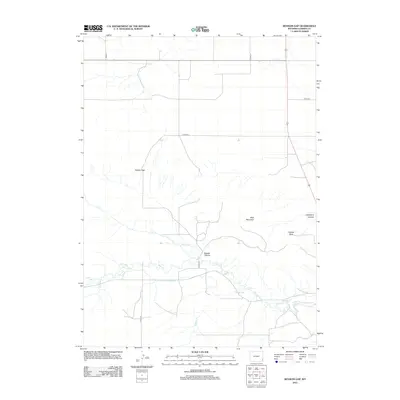 2012 Map of Kessler Gap, 2012 Print