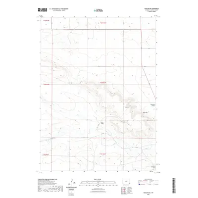 2021 Map of Kessler Gap, 2021 Print