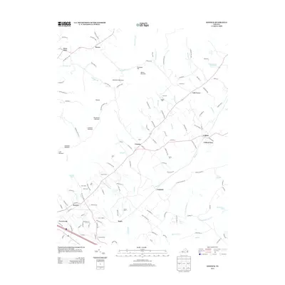 2013 Map of Keswick, 2013 Print