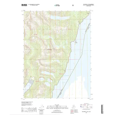 2018 Map of Ketchikan A-1 SW, 2018 Print