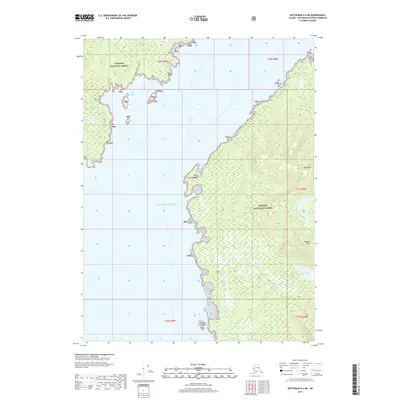 2017 Map of Ketchikan A-4 NE, 2017 Print