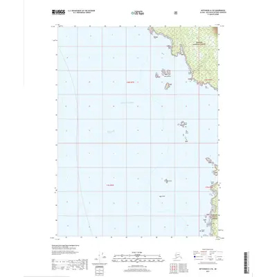 2017 Map of Ketchikan A-4 SE, 2017 Print