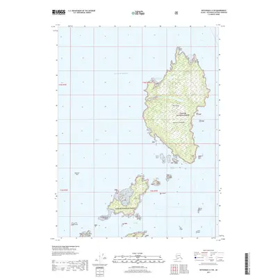2017 Map of Ketchikan A-4 SW, 2017 Print