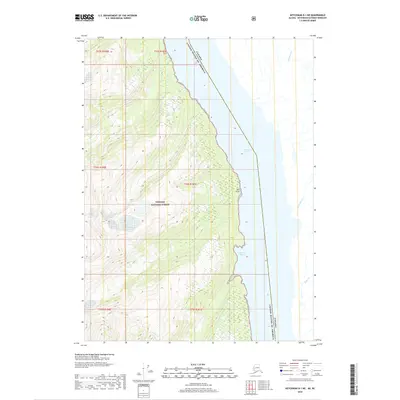 2018 Map of Ketchikan B-1 NE, 2018 Print