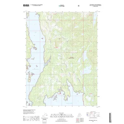 2017 Map of Ketchikan B-4 NW, 2017 Print