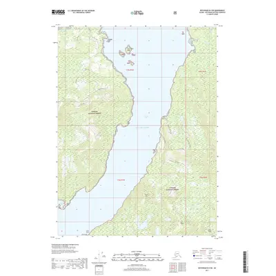 2017 Map of Ketchikan B-4 SW, 2017 Print