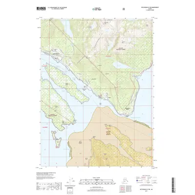 2017 Map of Ketchikan B-5 SW, 2017 Print