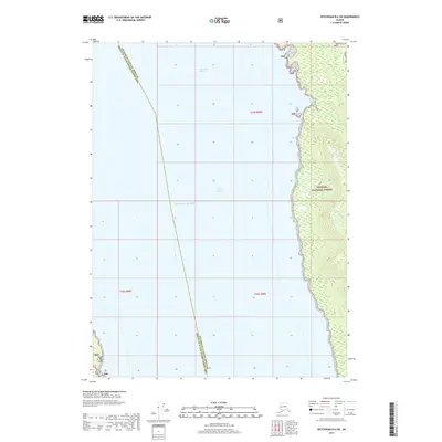 2017 Map of Ketchikan B-6 SW, 2017 Print