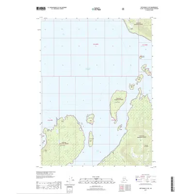 2017 Map of Ketchikan C-6 SE, 2017 Print