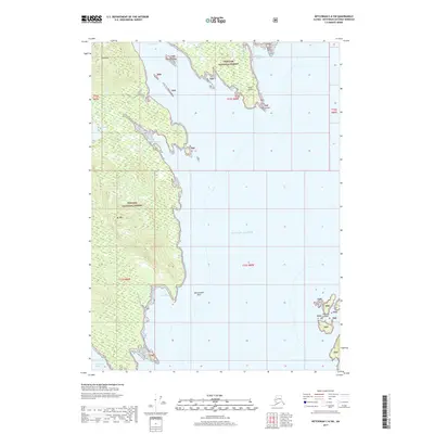 2017 Map of Ketchikan C-6 SW, 2017 Print