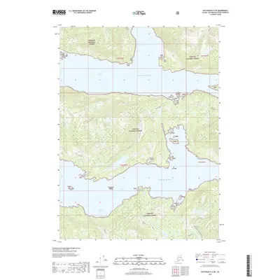 2017 Map of Ketchikan D-5 SW, 2017 Print