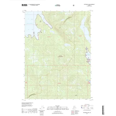 2017 Map of Ketchikan D-6 NW, 2017 Print