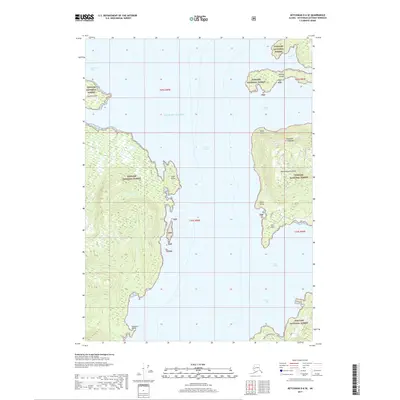 2017 Map of Ketchikan D-6 SE, 2017 Print