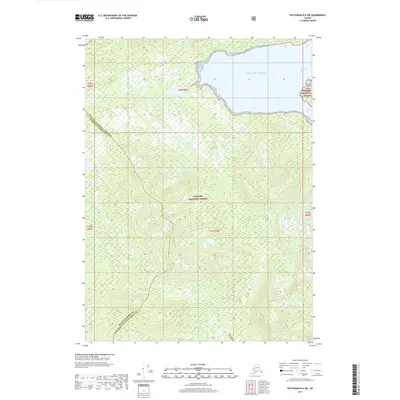 2017 Map of Ketchikan D-6 SW, 2017 Print