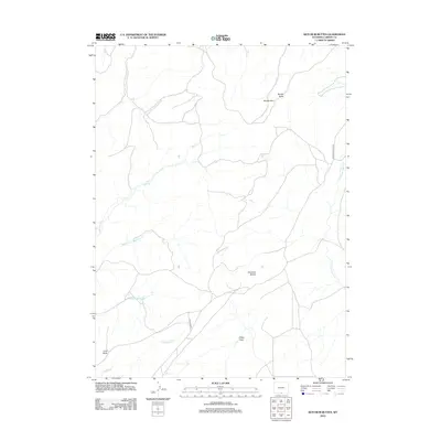2012 Map of Ketchum Buttes, 2012 Print