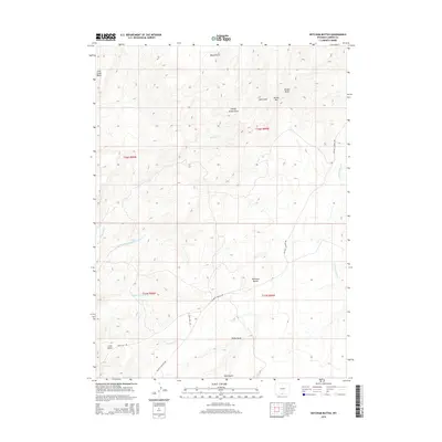 2015 Map of Ketchum Buttes, 2015 Print