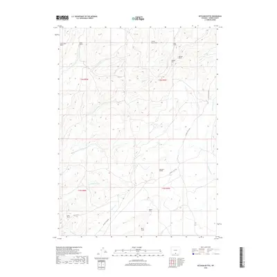 2018 Map of Ketchum Buttes, 2018 Print