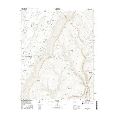 2016 Map of Ketner Gap, 2016 Print