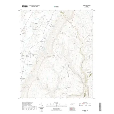 2019 Map of Ketner Gap, 2019 Print