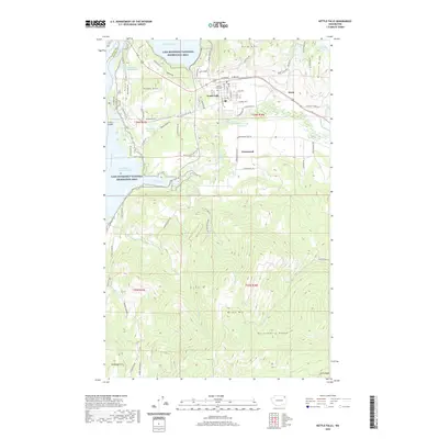 2020 Map of Kettle Falls, 2020 Print
