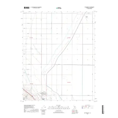 2018 Map of Kettleman City, 2018 Print