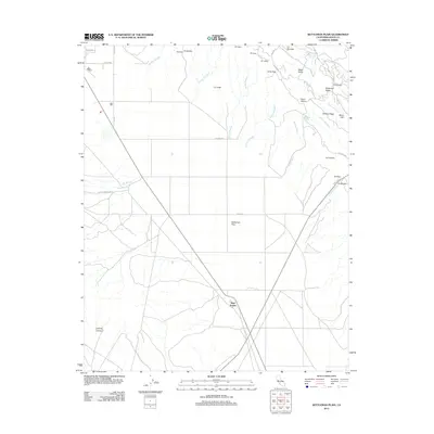 2012 Map of Kettleman Plain, 2012 Print