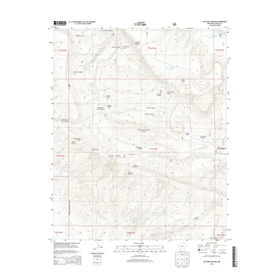 2013 Map of Kettner Canyon, 2013 Print