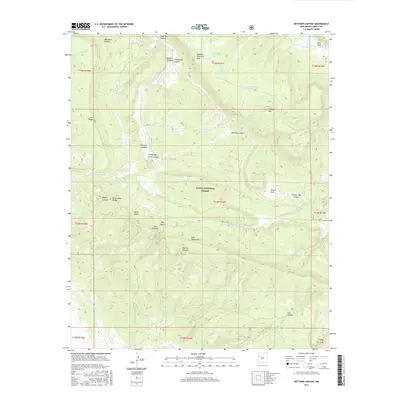 2017 Map of Kettner Canyon, 2017 Print