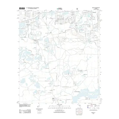 2012 Map of Keuka, 2012 Print