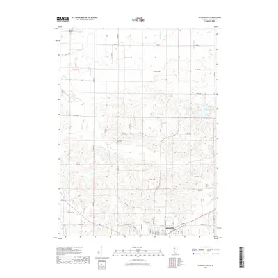 2018 Map of Kewanee North, 2018 Print