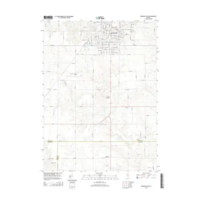 2015 Map of Kewanee South, 2015 Print
