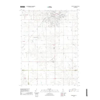 2018 Map of Kewanee South, 2018 Print