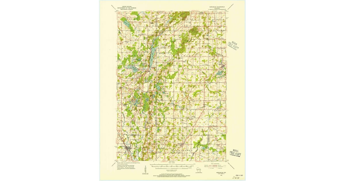 Old Maps of Cascade, WI | Pastmaps