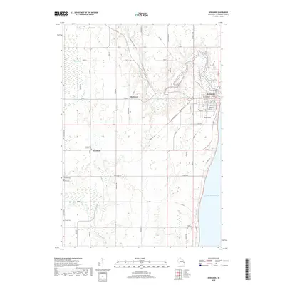 2018 Map of Kewaunee, 2018 Print