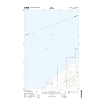 2017 Map of Keweenaw Bay NE, 2017 Print