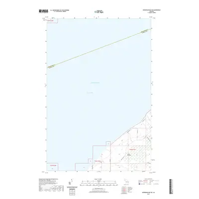 2019 Map of Keweenaw Bay NE, 2019 Print