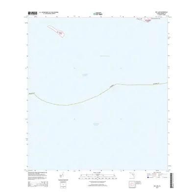 2015 Map of Key Lois, 2015 Print