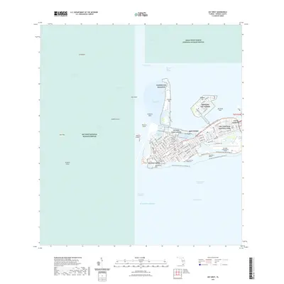 2021 Map of Key West, 2021 Print