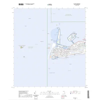 2024 Map of Key West, 2024 Print