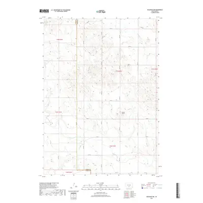2017 Map of Keyapaha NW, 2017 Print