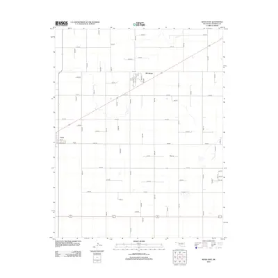 2012 Map of Keyes East, 2012 Print