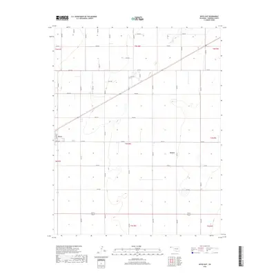2018 Map of Keyes East, 2018 Print