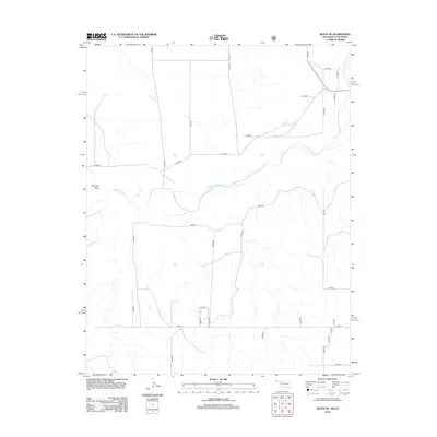 2012 Map of Keyes NE, 2012 Print