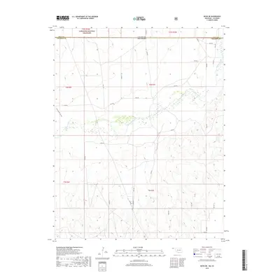 2018 Map of Keyes NE, 2018 Print