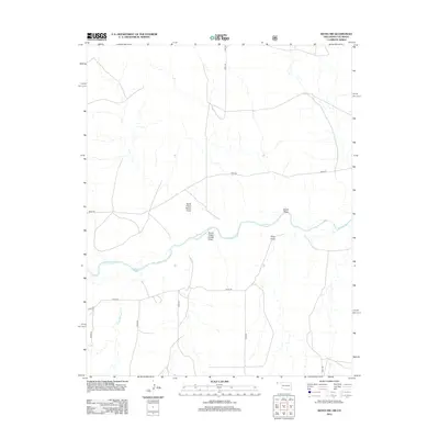 2012 Map of Keyes NW, 2012 Print