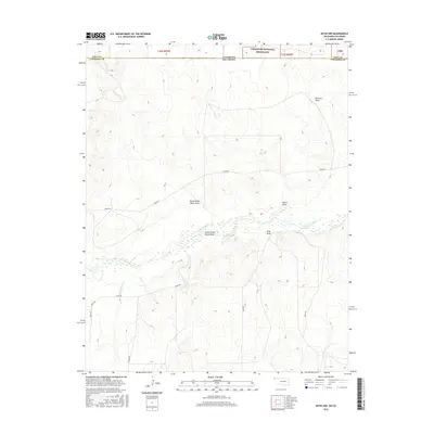 2016 Map of Keyes NW, 2016 Print