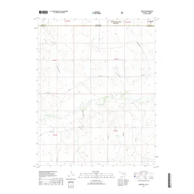 2018 Map of Keyes NW, 2018 Print